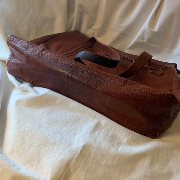 Spikes & Sparrow genuine leather laptop bag/tote - Picture 4 of 8